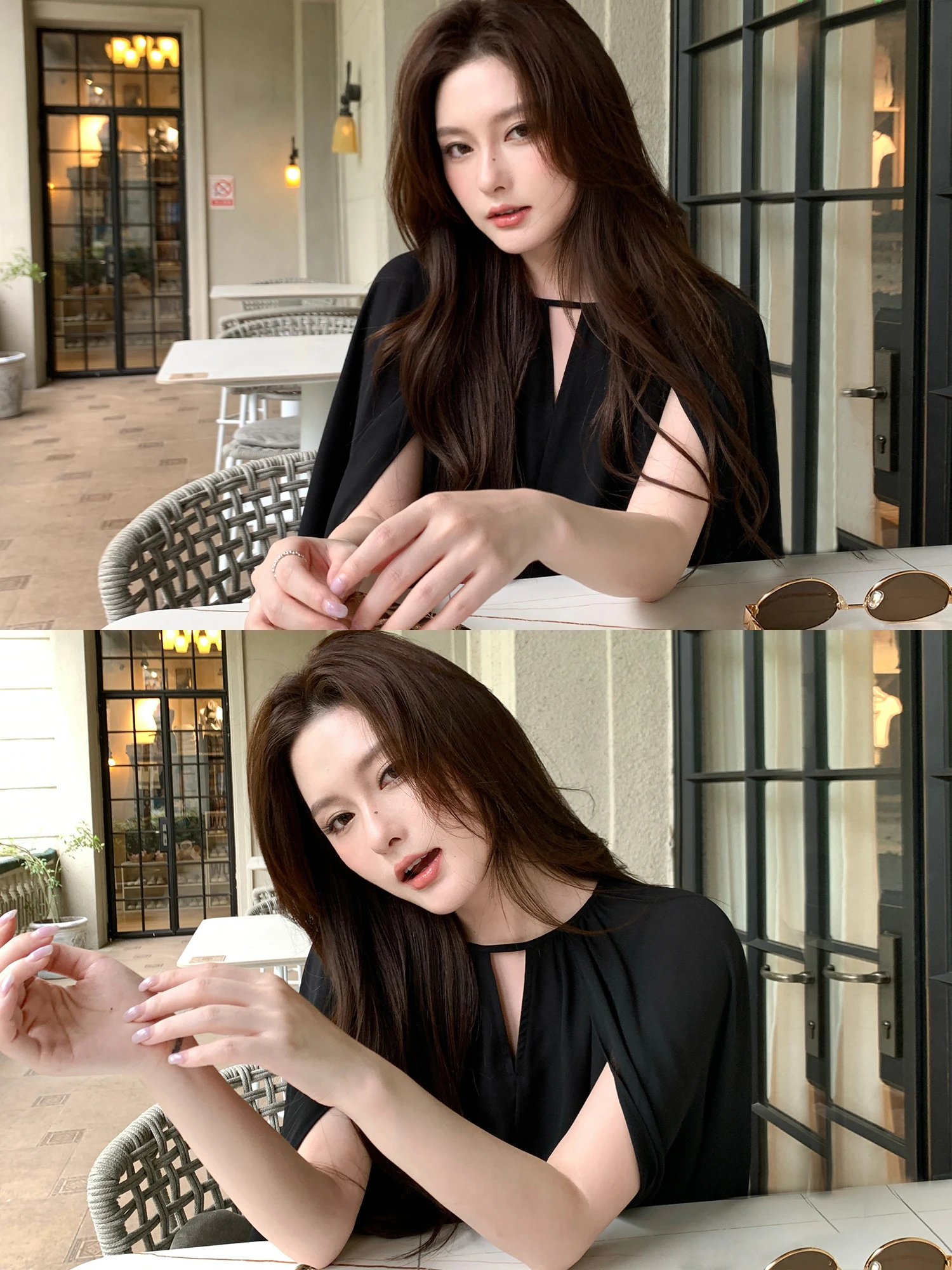 Pusumede Minimalist Style Shoulder Shawl Apparels Women's Summer Casual Design Sensation Top without Special Function view 4