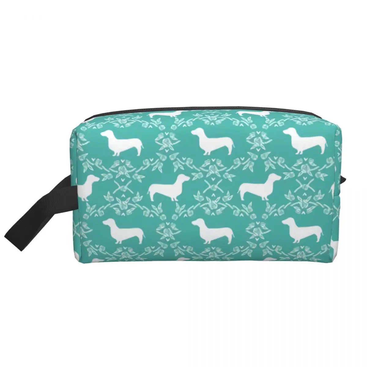 Dachshund Sausage Dog Cosmetic Bag Women Fashion Large Capacity Badger Animal Makeup Case Beauty Storage Toiletry Bags