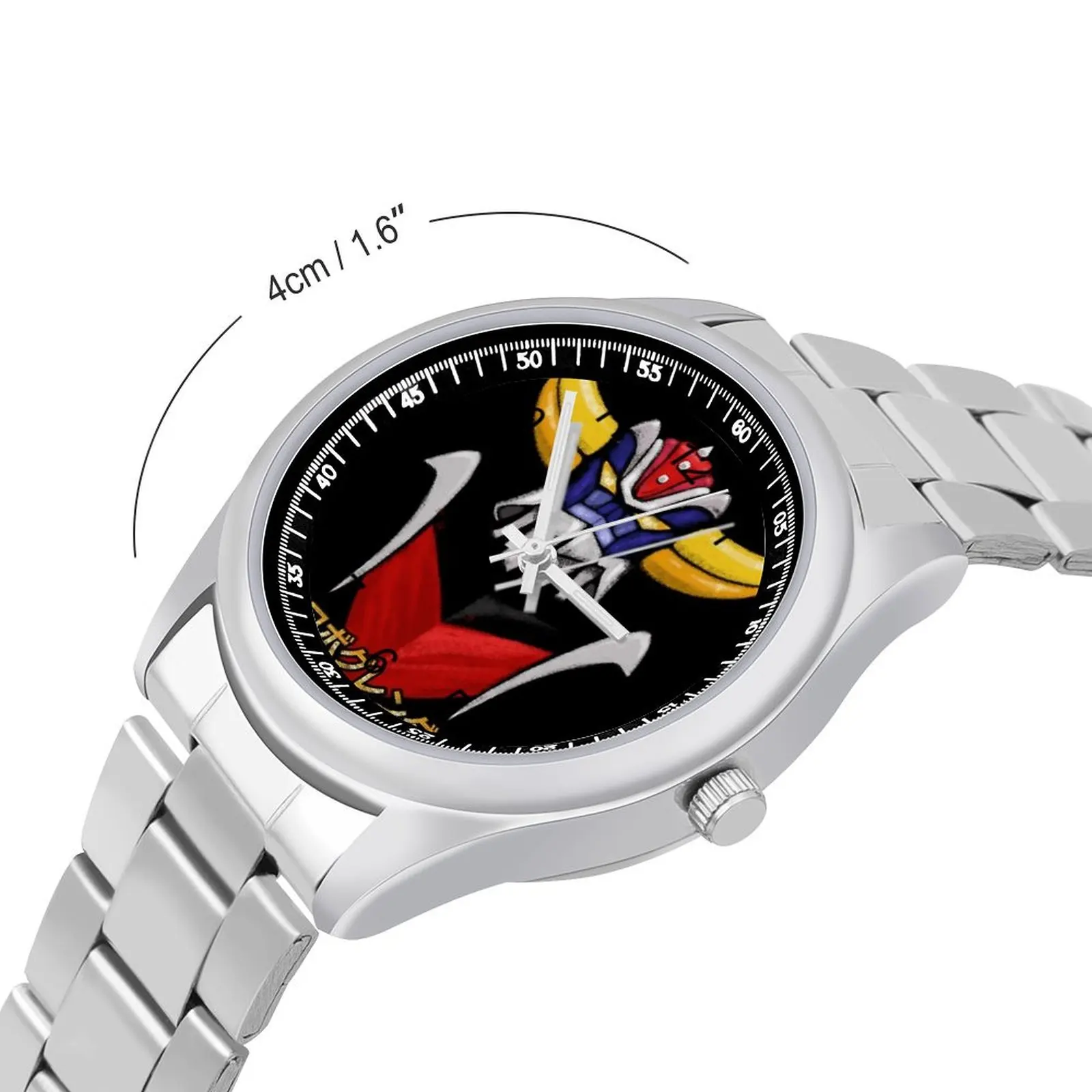 Ufo Robot Grendizer Quartz Watch Japanese Cartoon Stainless Design Wrist Watches Woman Gym Modern Cheap Wristwatch