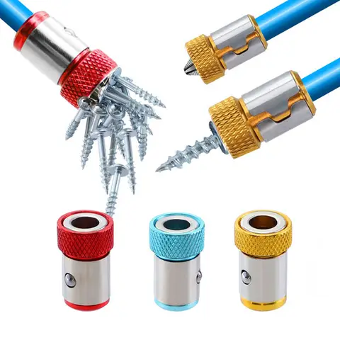 비트 거치대 합금 전기 마그네틱 링 스크루드라이버 비트 헤드 거치대, 부식 방지, 강력한 자화 드릴 비트, 마그네틱 링 비트 거치대 합금 전기 마그네틱 링 스크루드라이버 비트 헤드 거치대, 부식 방지, 강력한 자화 드릴 비트, 마그네틱 링