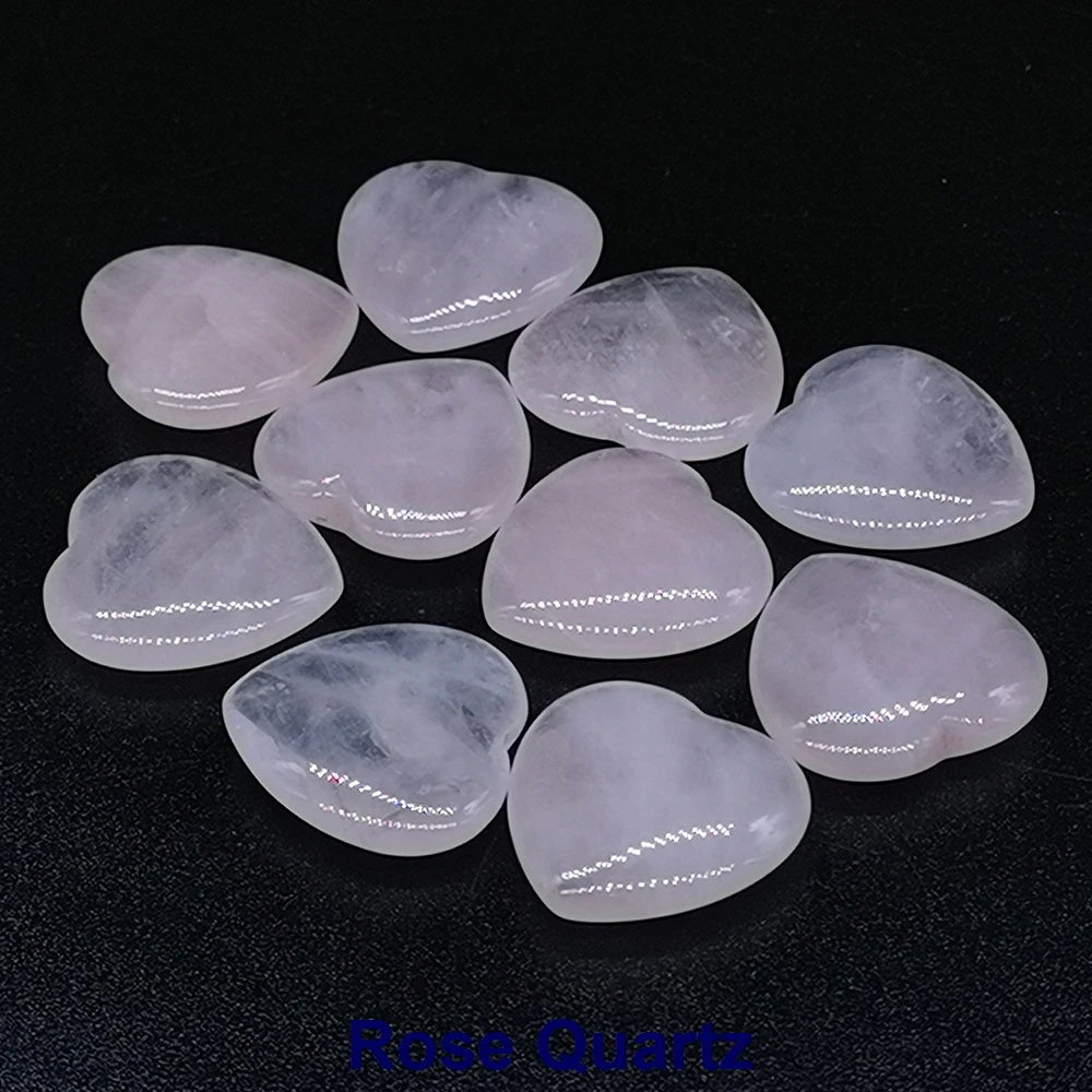 Cristallo a forma di cuore all'ingrosso all'ingrosso 20MM amore naturale intagliato roccia preoccupazione pietra ametista quarzo campione decorazioni per la casa regalo stregoneria