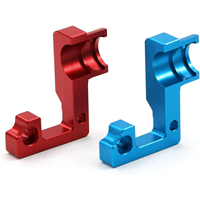 Aluminum Open-Ended Gearbox Cover Metal Shaft Bearing Holder,  Spur Gear Gear Cover upgrade for Tamiya1/10 RC Car TT02 Series