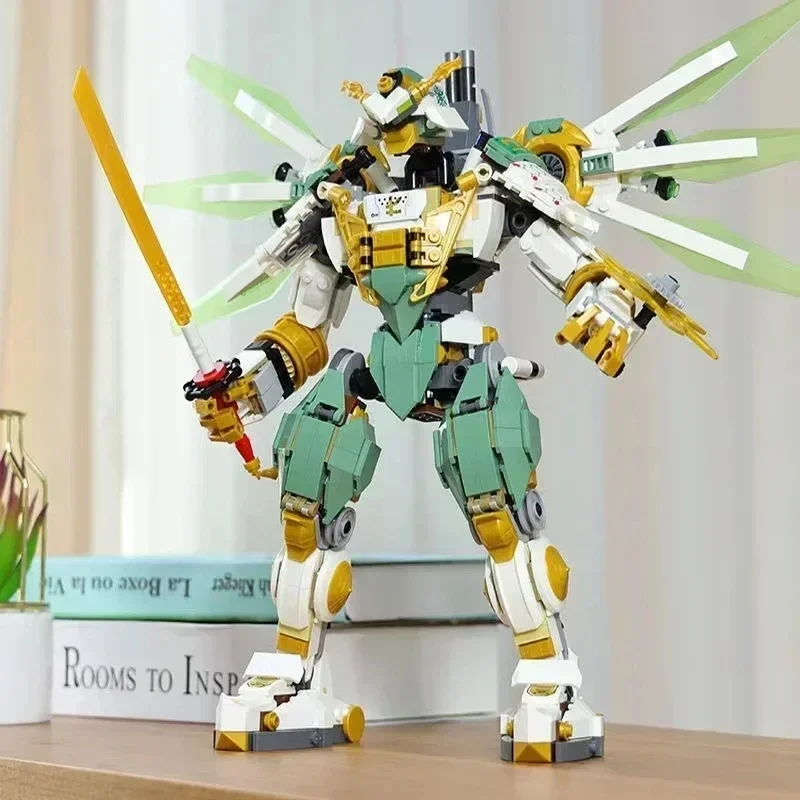 Décennie s de construction Lloyd Titan Mech avec figurines pour enfants, jouets de bricolage, cadeau d'anniversaire et de Noël, Fit 917, 70676 pièces