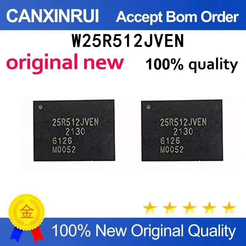 (5-100 pieces)W25R512JVEIN W25R512JVEN W25Q512JVEIQ WSON-8 3V 25R512MEYIG