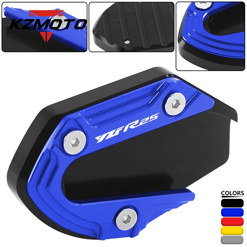 

New Style Motorcycle Side Stand Enlarge Plate Kickstand Extension Pad For YAMAHA YZF-R3 YZF-R25 YZFR3 YZFR25 YZF R3 R25 14-22