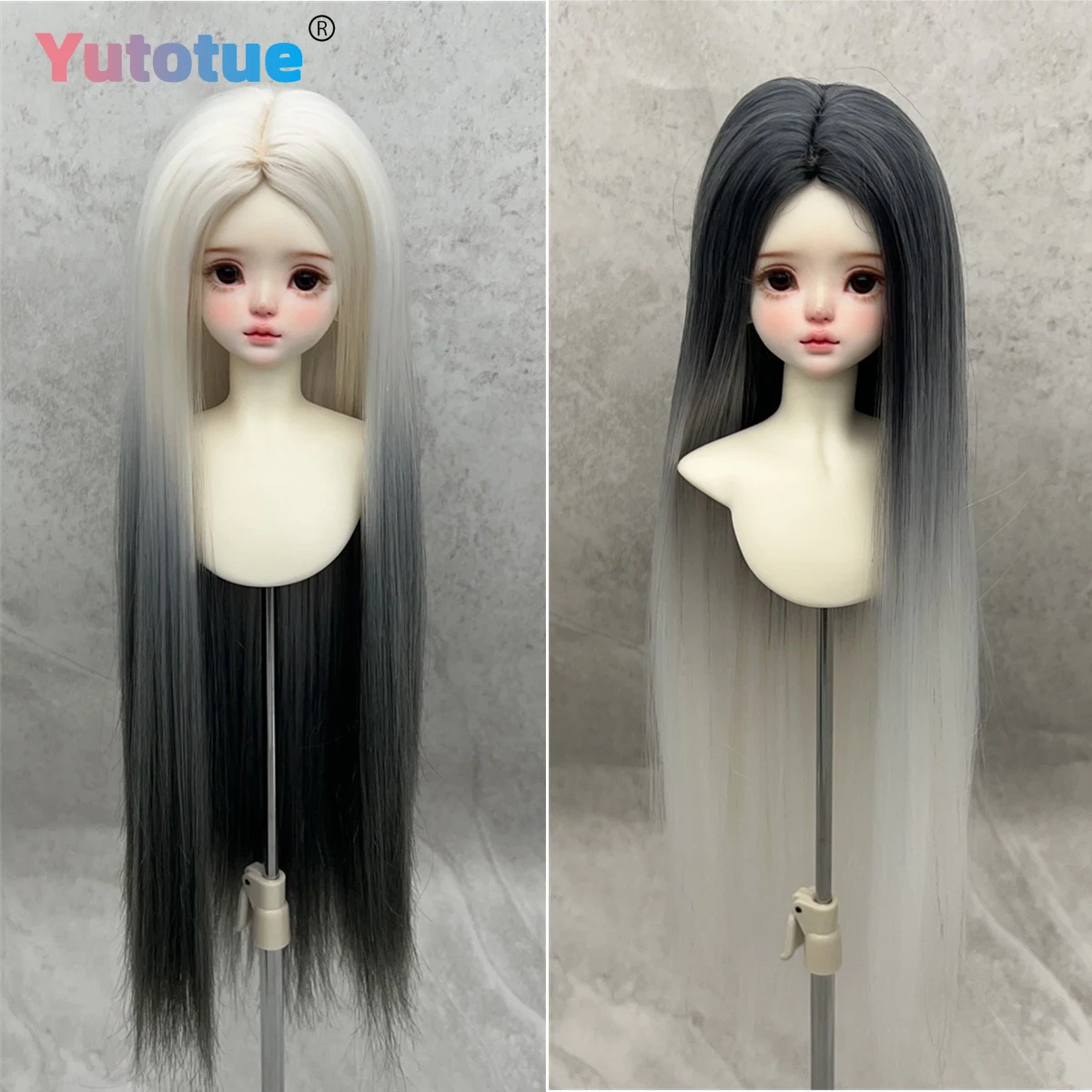

Куклы Yutotue, длинный прямой парик, градиент цвета для 1/3 1/4 1/6, кукла BJD, модная кукла, игрушка «сделай сам»