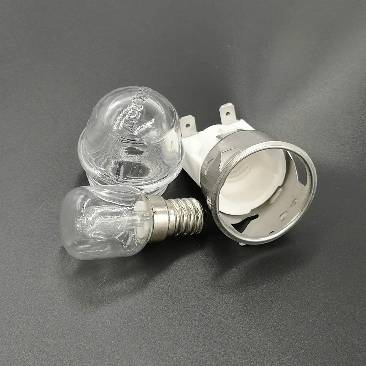 2Set E14 High Temperature Resistance 300 Celsius 250V 25W Oven Lamp Oven Lamp Holder Oven Lighting Ceramic Lamp Head