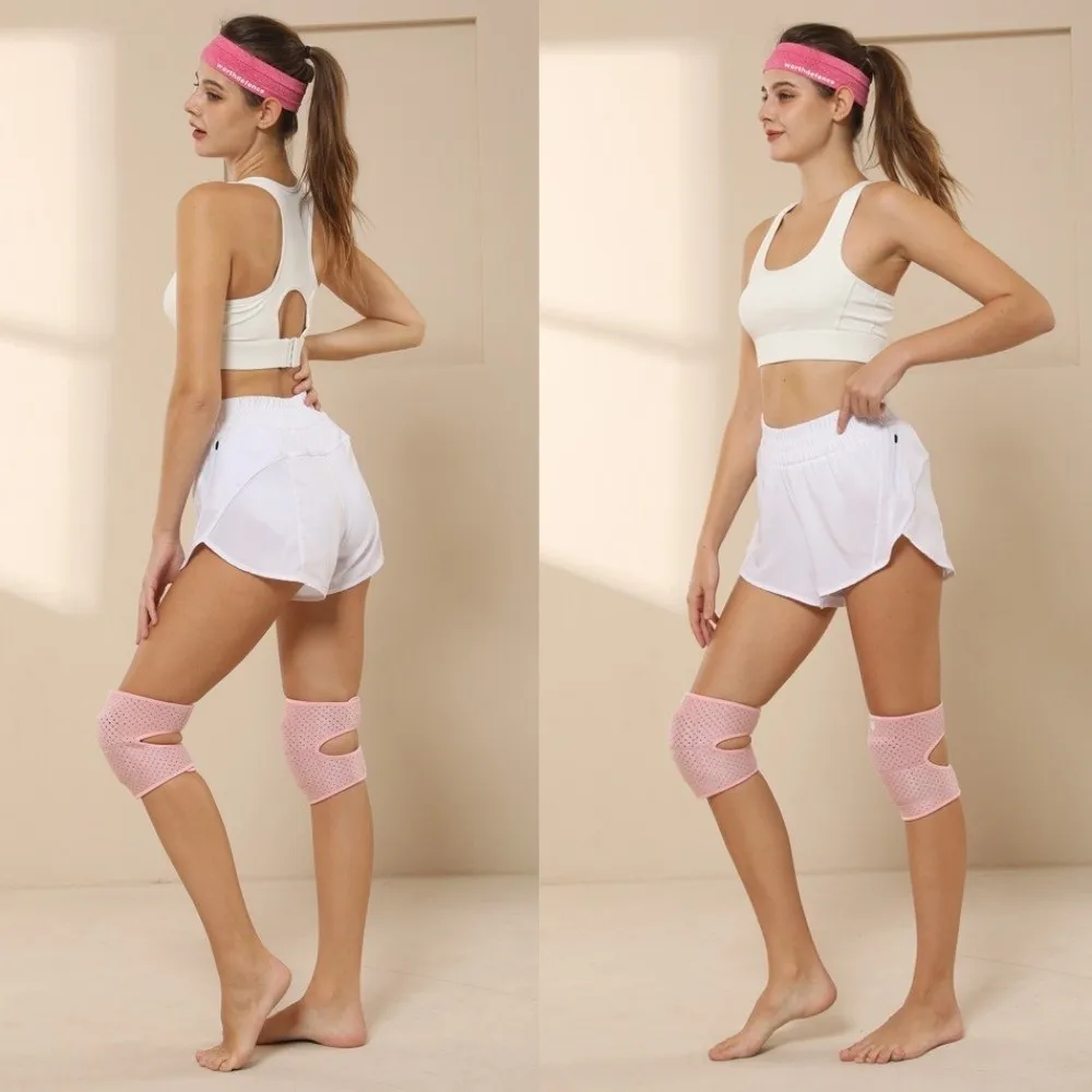 

1Pair Anti-collision Sports Dance Knee Pad Sponge Thickened Knee Protector Support Soft Breathable Non-Slip Knee Braces