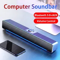 2024 LED TV Sound Bar AUX Wired Wireless Bluetooth Speaker Home Theater System SoundBar for PC USB Speakers for Computer