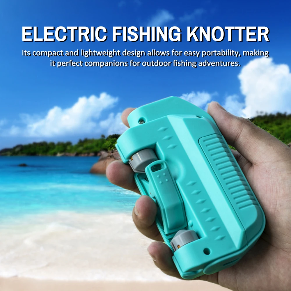 Electric Fishing Knotter Automatic GT Fishing Line Knotting Machine Quick Tying Tool Fishing Wire Knot Device for Fishing
