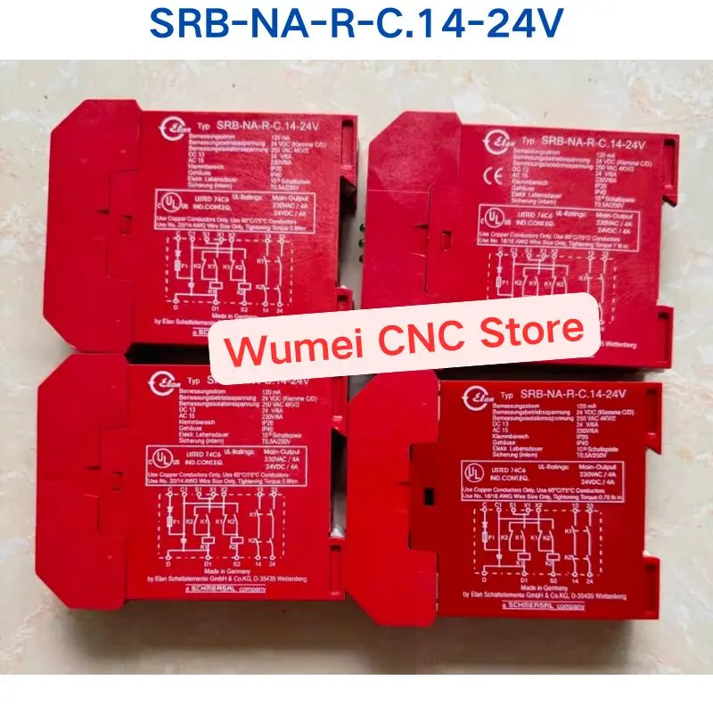 Second-hand test OK for SCHMERSAL relay SRB-NA-R-C.14-24V 1 piece