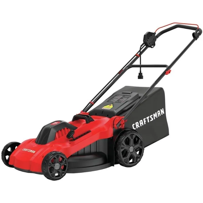 

Электрическая газонокосилка CRAFTSMAN, 20 дюймов, проводная, 13 Ач (CMEMW213), красная