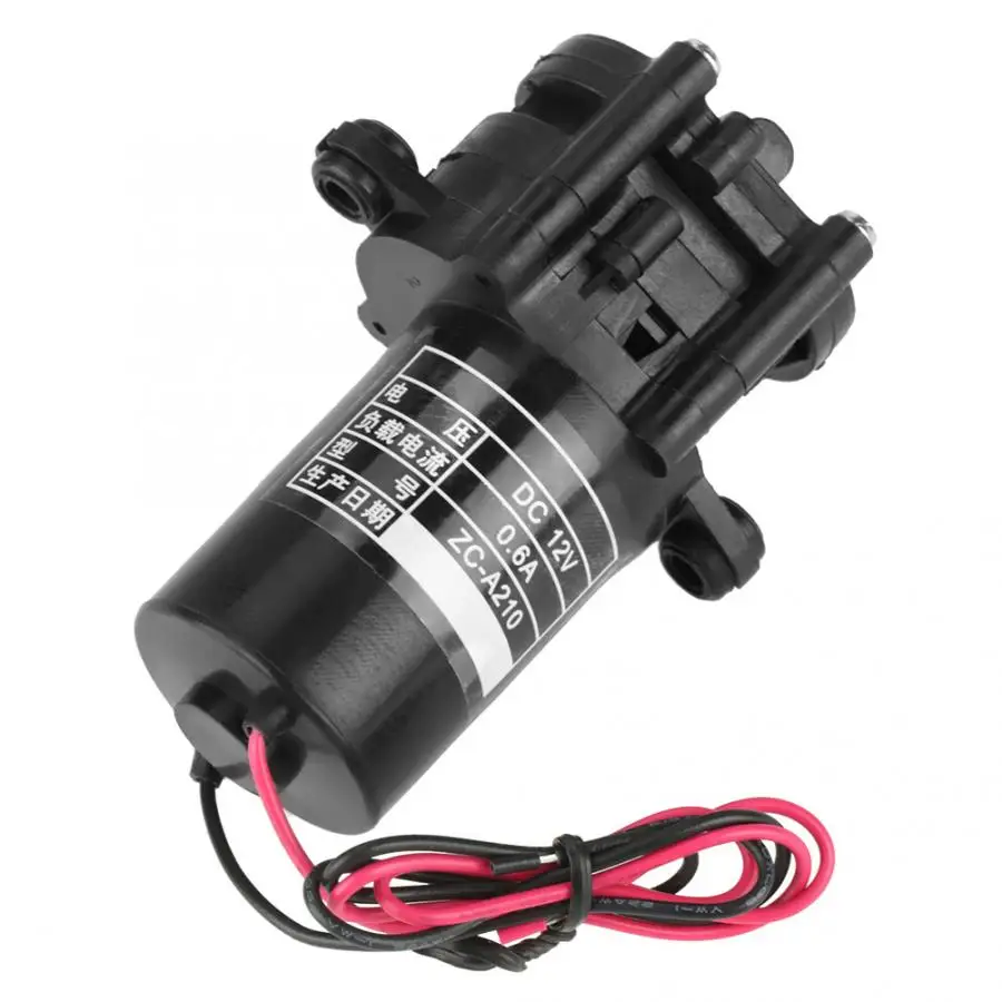 Mini bomba de agua de engranaje de plástico autocebante, resistente a la corrosión, uso para bomba de leche/aceite de cocina, ZC-A250/ ZC-A210 DC 12V/ 24V