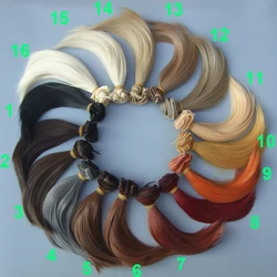 Peluca de cabello ondulado para muñecas, pelo de 15cm, SD AD 1/3, 1/4, 1/6, Bjd, para Blyth BJD, Tress