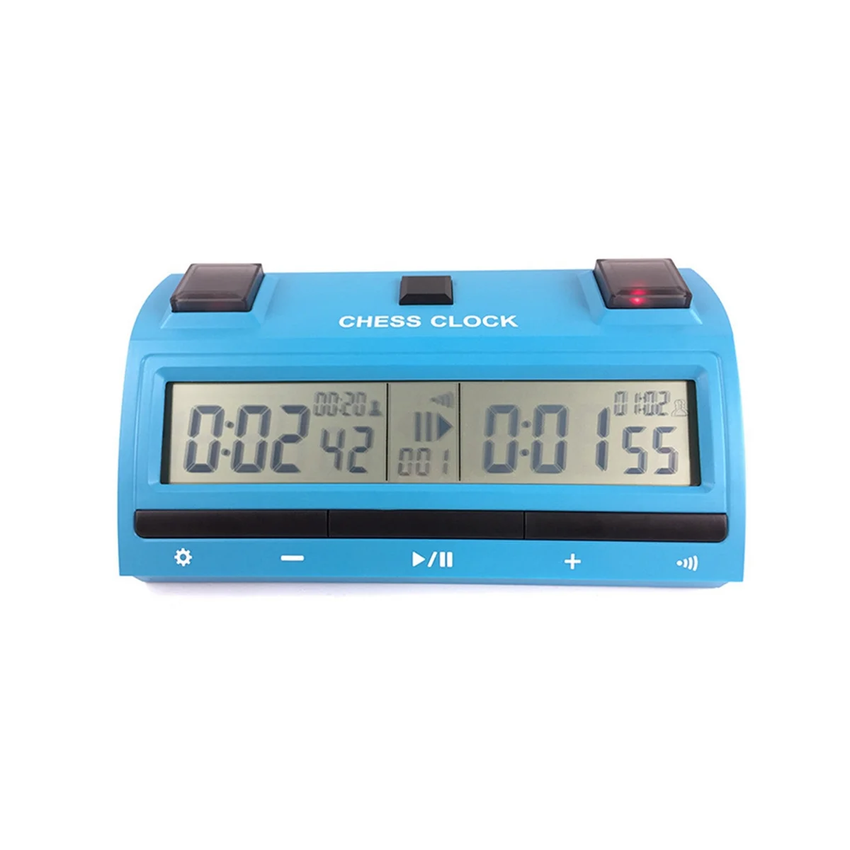 Professional Chess Digital Timer Chess Clock Count Up Down Board Game Stopwatch Bonus Competition Hour Meter