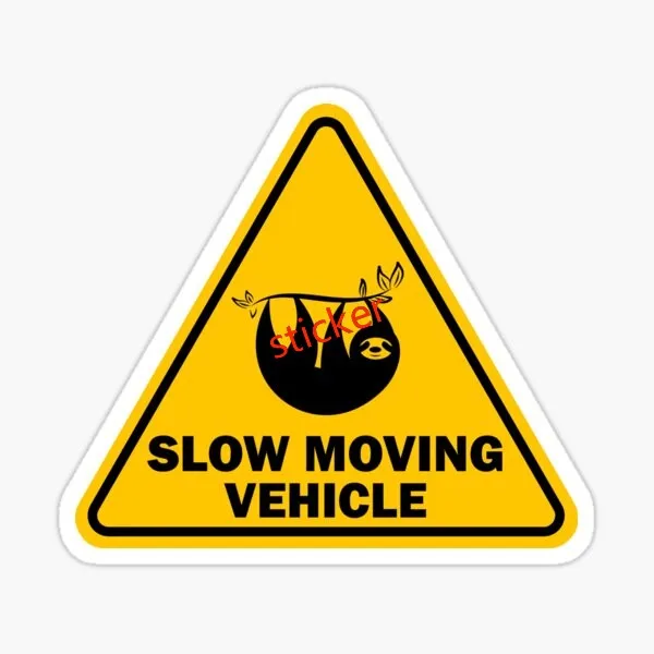 

Personality Decor Slow Car Club sticker Decal Decorative Car Suv Camper Windshield Bumper Truck Laptop Decor