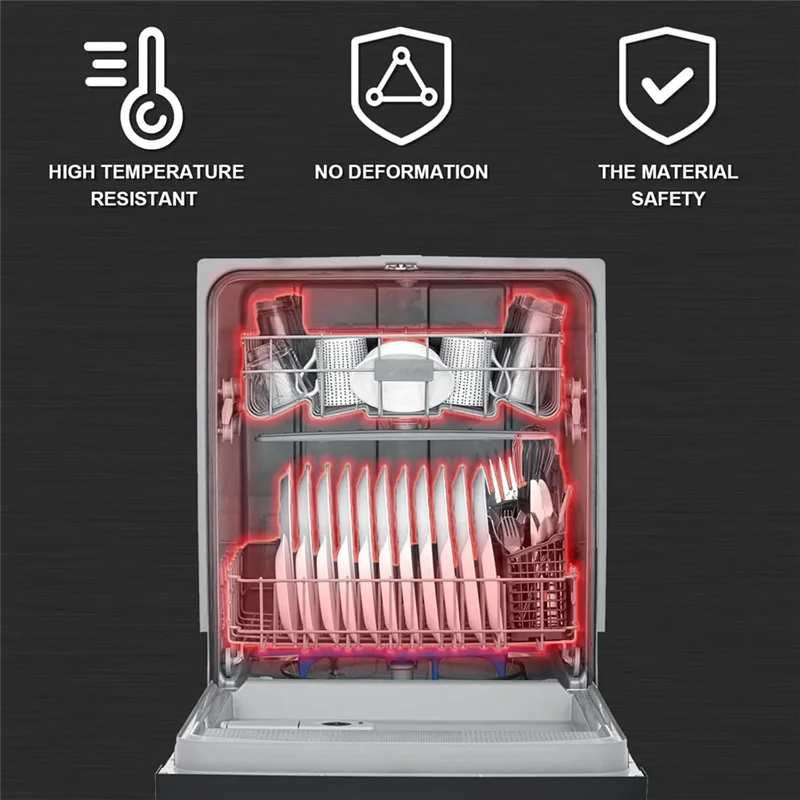 WORTHOWN-WD28X10128 سلة أدوات فضية لغسالة الأطباق GE استبدال WD28X10127، WD28X10131، WD28X10132 #3