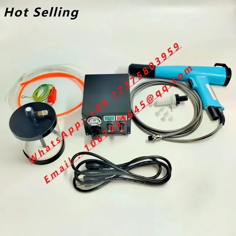 WX-258 90kV Portable Powder Coating Systems on Second Coats Third Multiple Coats for Alloy Car Wheel Hub Car Rims