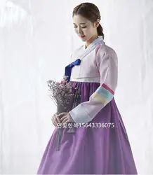 Korean Traditional Hanbok 6 Layer Skirt Daily Women Spring Dress Vintage Wedding
