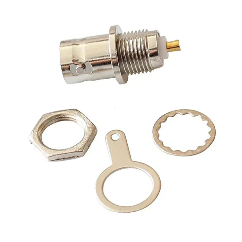 BNC B01 Solda Twist Spring, Conector BNC Jack para Monitor de Cabo Coaxial Acessórios, CCTV Camera Parts, 2pcs, 5pcs