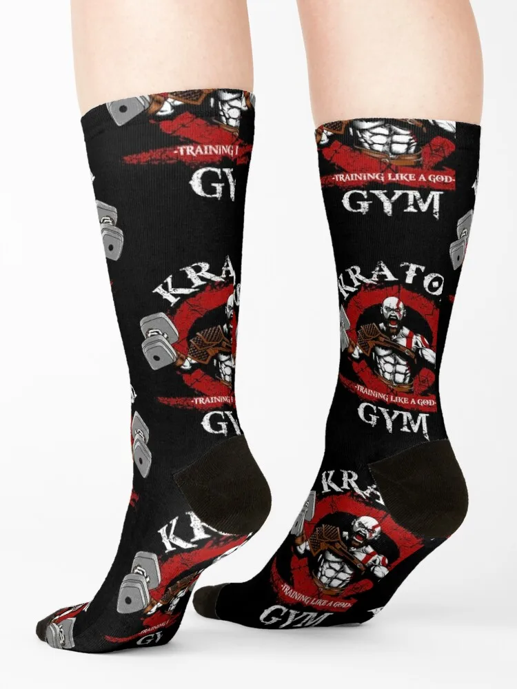 Kratos gym -Tshirt Socks Crossfit compression Children's man Socks Girl Men's