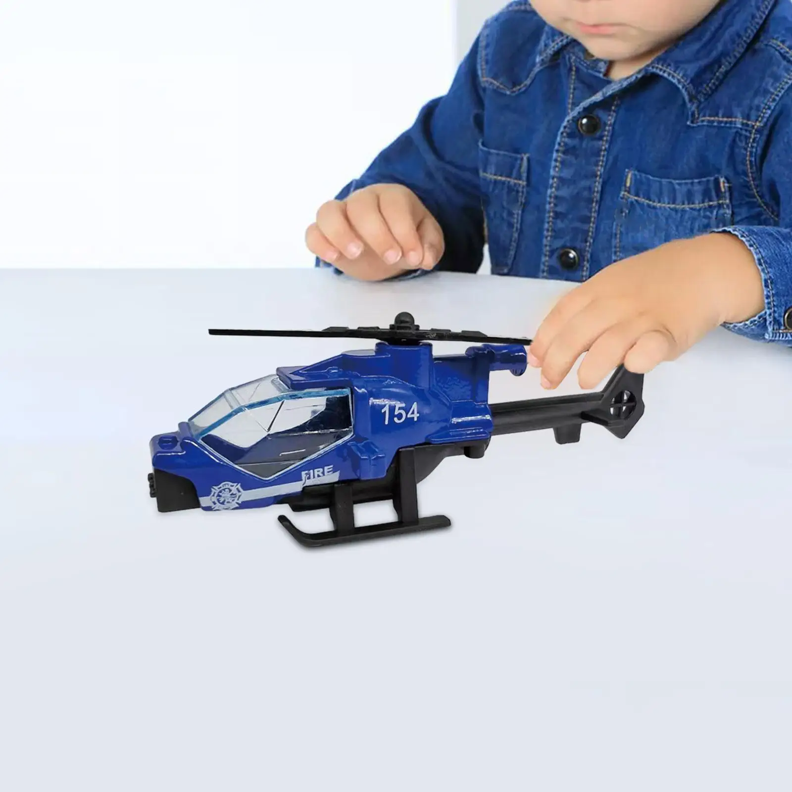 1/64 Bilancia Pressofuso In Lega Elicottero Per Bambini Giocattolo di Elicottero Display Da Tavolo Mini Modello Aereo Aereo Giocattolo per Scaffale Home Office