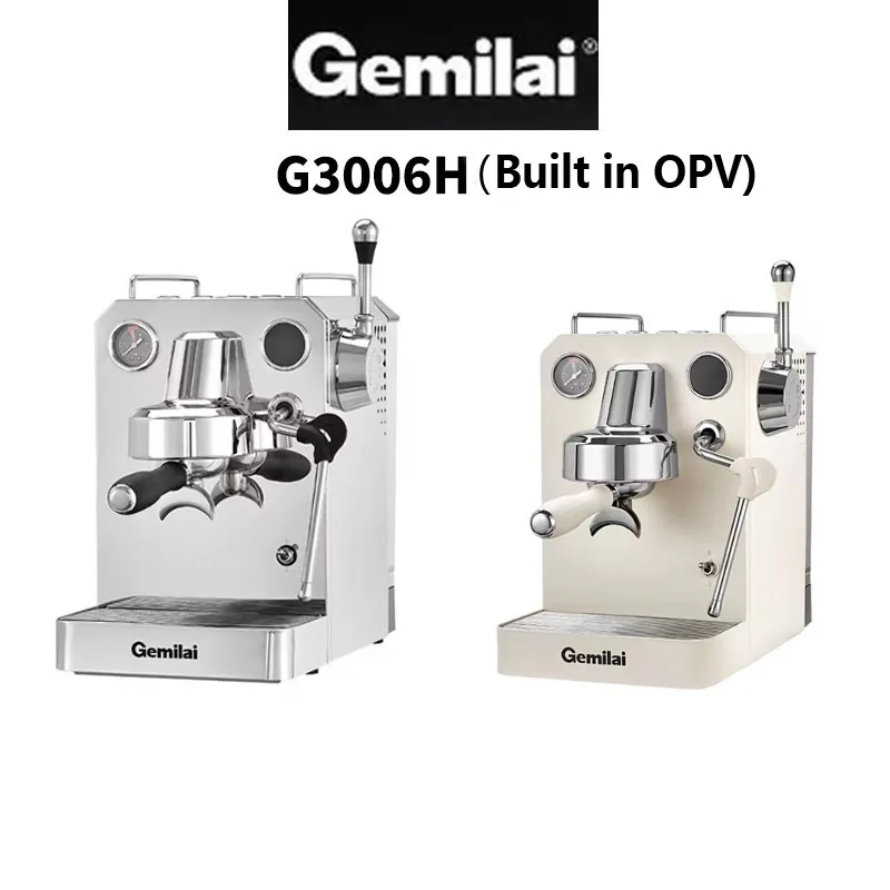 

Gemilai Owl G3006H Маленькая бытовая полуавтоматическая кофемашина Свежемолотая итальянская эспрессо-машина 220 В