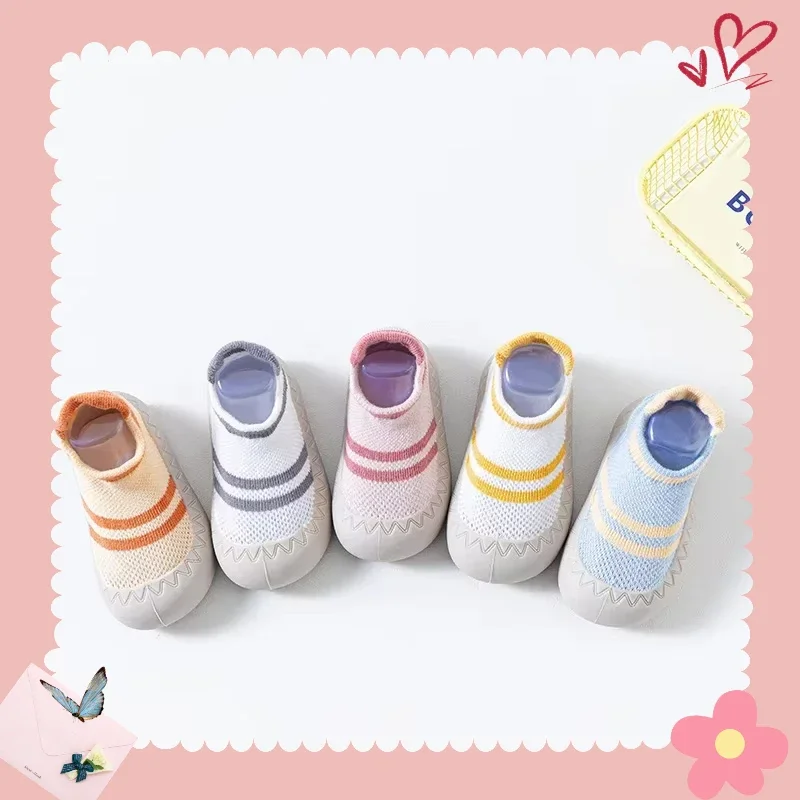 

2025 summer 2025New Summer Newborn Non-slip Toddler Shoes Children's Shoes Baby Floor Shoes Socks Indoor Shoes