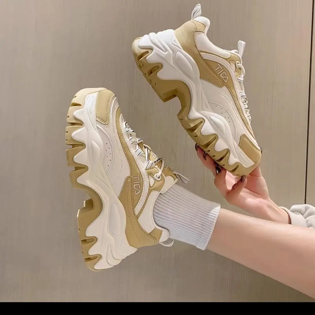 Netizen-zapatos de suela gruesa para mujer, calzado deportivo antideslizante, versátil, ligero, cómodo, para estudiantes, primavera, 2023