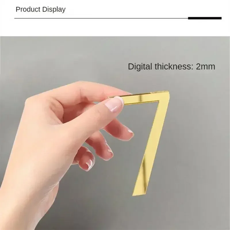 3D Digital House Number Sticker Plaque Sign Date Digits Door Plate Mailbox Address Sign Outdoor House Number Home Decor