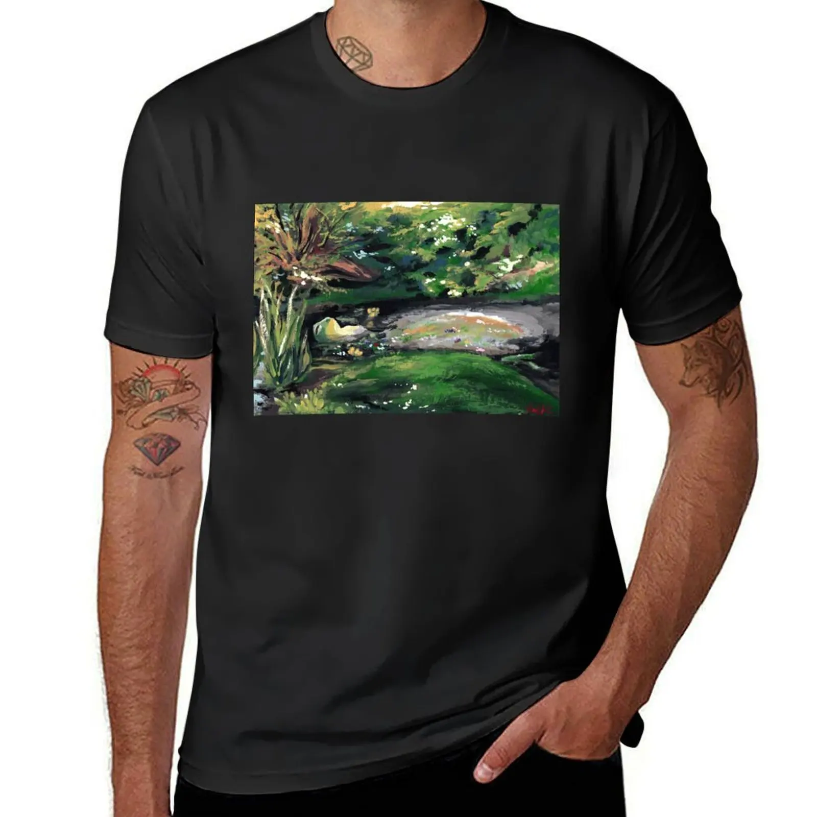 Frog Ophelia T-Shirt quick drying customs Men's clothing