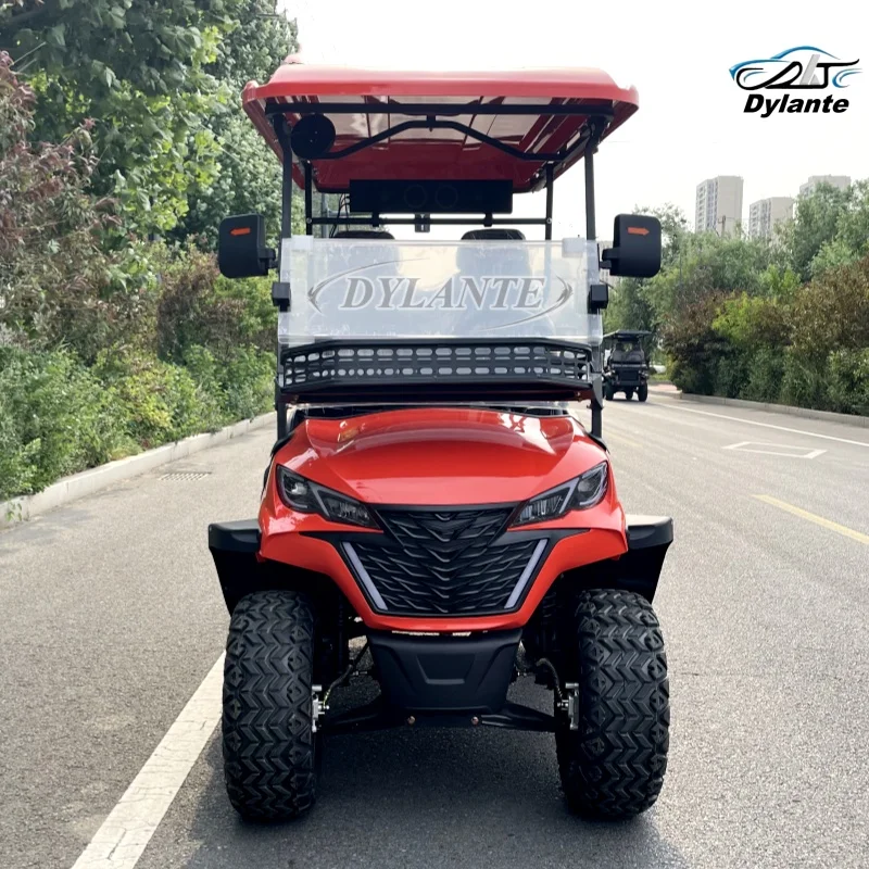 

Новый Усовершенствованный Индивидуальный Электрический Автомобиль на 2/4/6 Мест, Крутой Электрический Гольф-Карт 60В/72В для Отдыха, Туризма и Фермерских Хозяйств