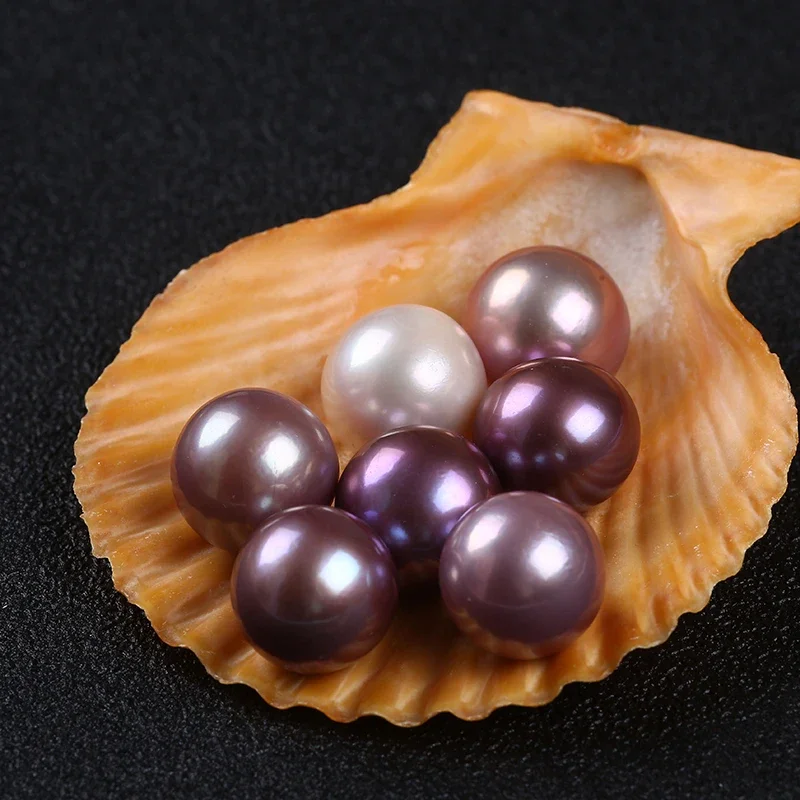 

High Quality 16mm Cultured Freshwater Round Purple Edison Pearls For Sale