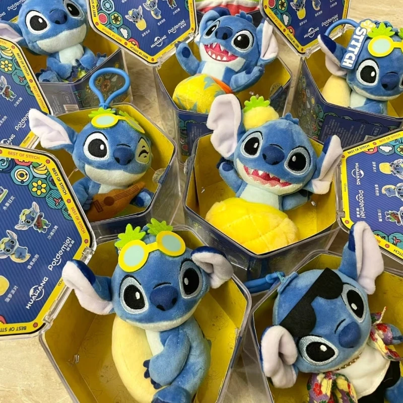 Disney Animation Kawaii Stitch Surprise Box Blind Box Pendant Stitch Doll Keychain School Bag Pendant Gift For Boys And Girls