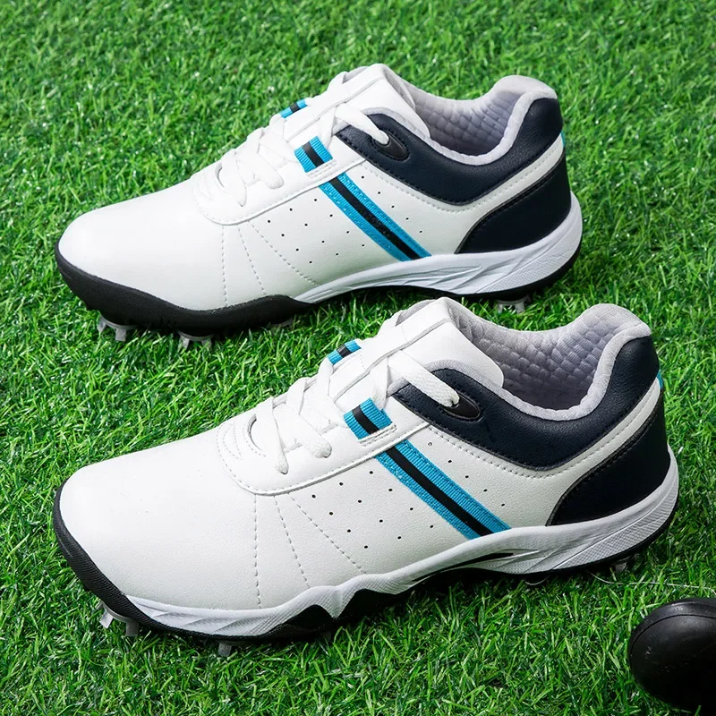 

Men's Golf Sports Footwear Non-slip Comfortable Outdoor Golf Training Shoes High Quality Men Leather Golf Sneakers Waterproof
