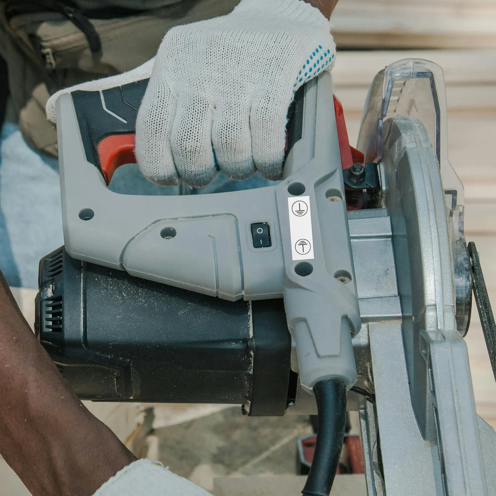 

12 Sheets Earth Ground Labels Self Adhesive Electrical Warning Stickers for Panels Machinery Safety Signs Grounding Symbol