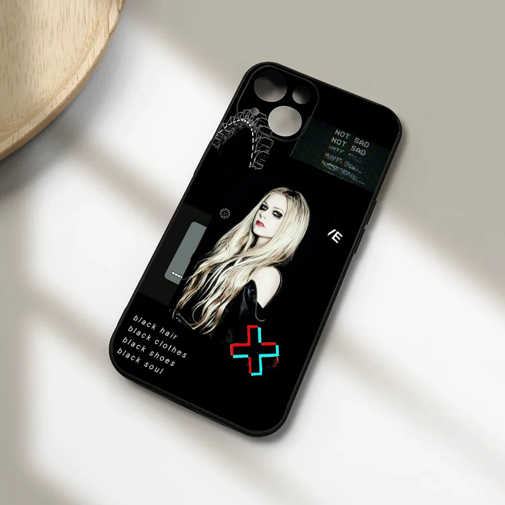 Singer Avril-Lavigne Phone Case For Iphone 15 11 13 14 15 16 Pro Max 7 8 Plus X Xr Xs Max Se2020 12mini Cover Case