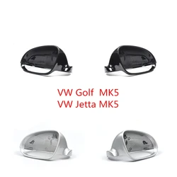 Side Mirror Cover For Volkswagen Golf MK5 Jetta MK5 2006-2011 Rearview Mirror Housing Shell Automotive Accessories
