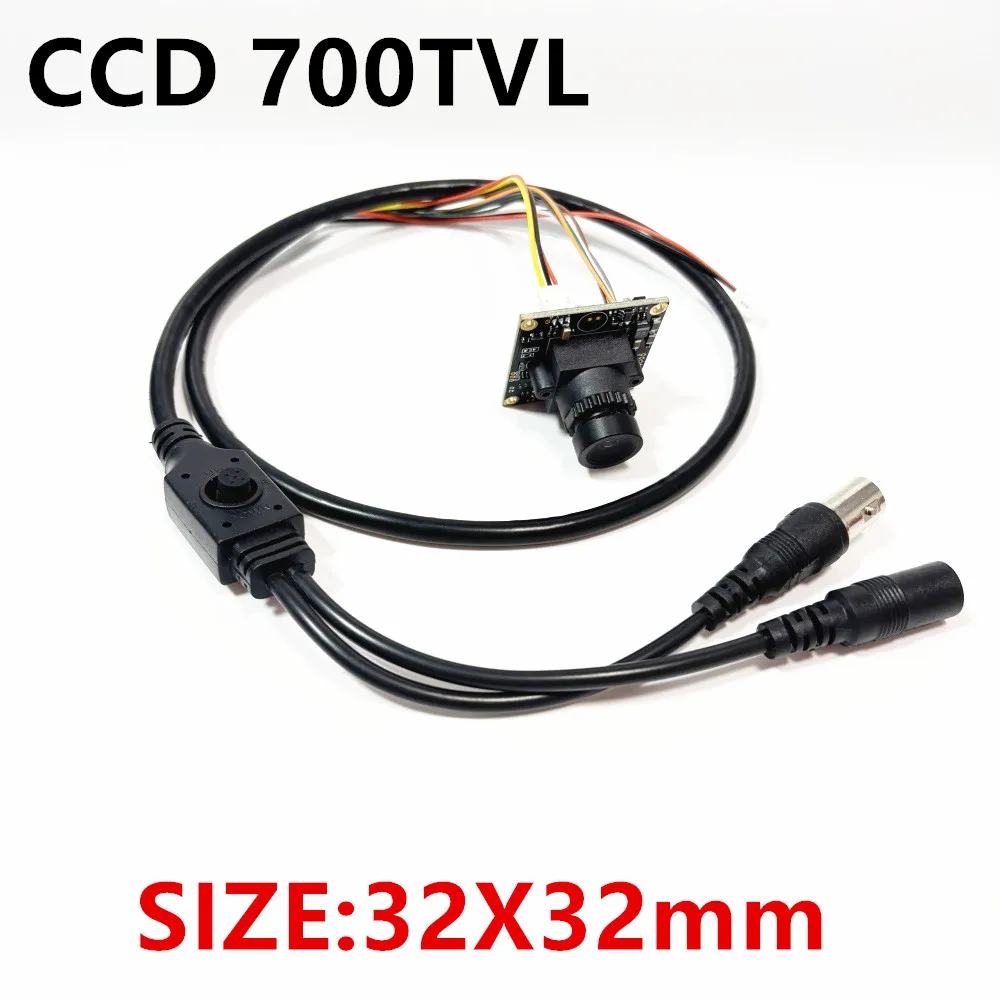 

HD 1/3" 700TVL Effio CCD 32*32mm DIY CCTV Camera Chip Module CXD4140GG Sensor Low Lux Osd menu Cable Function Video Camera