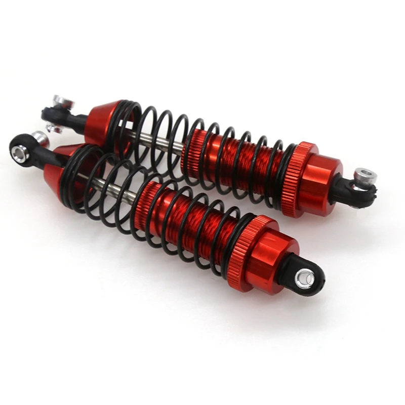 4Pcs 85Mm Metal Shock Absorbers Damper For Redcat Gen8 Gen 8 Scout II 1/10 RC Crawler Car Model Car Upgrade Parts ,Titanium