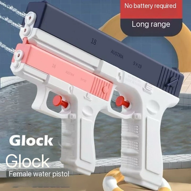 Novo verão pistola de água aspersão de água pequena pistola de água, brinquedos de tiro das crianças, brinquedos de spray ao ar livre, brinquedos de praia das crianças deriva