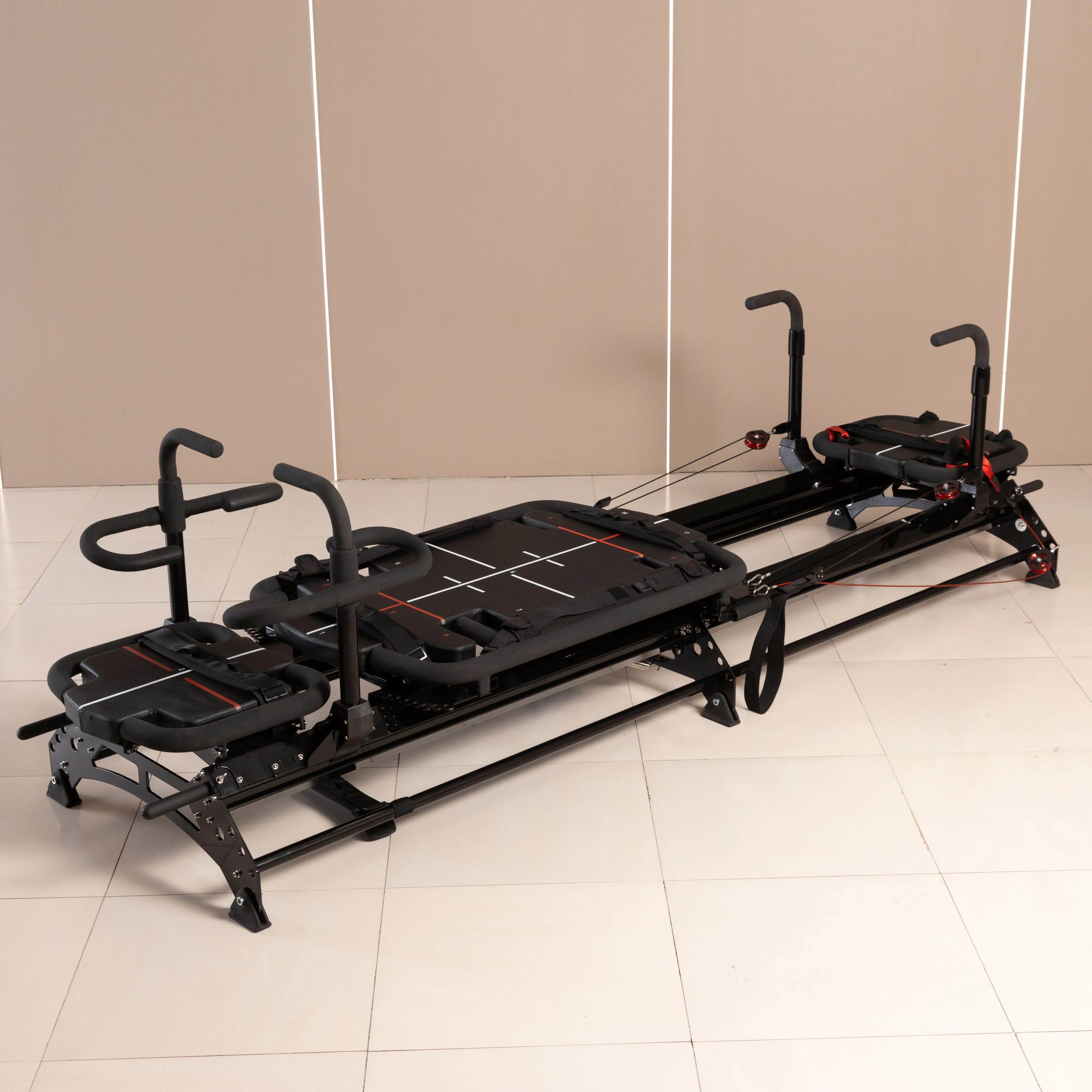 

Luxury Adjustable Aluminum Durable Pilates Machine Reformer for Workout Studio Gym Exercise Equipment Body Training