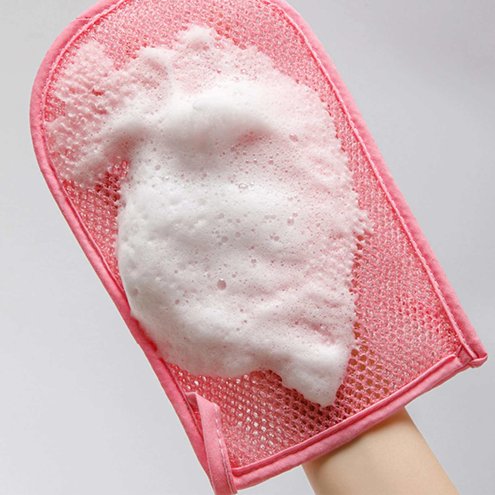 

Strong Rich Foaming Bath Gloves Dead Skin Remover Comfy Pad For Leg Foot Hand