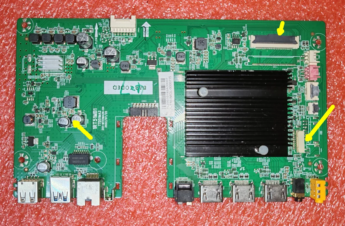 1RT51MB1 TTD51MA2 201-MT51MA2N-04 اللوحة الأم للتلفزيون LED، تم اختبارها جيدًا، الصورة المادية