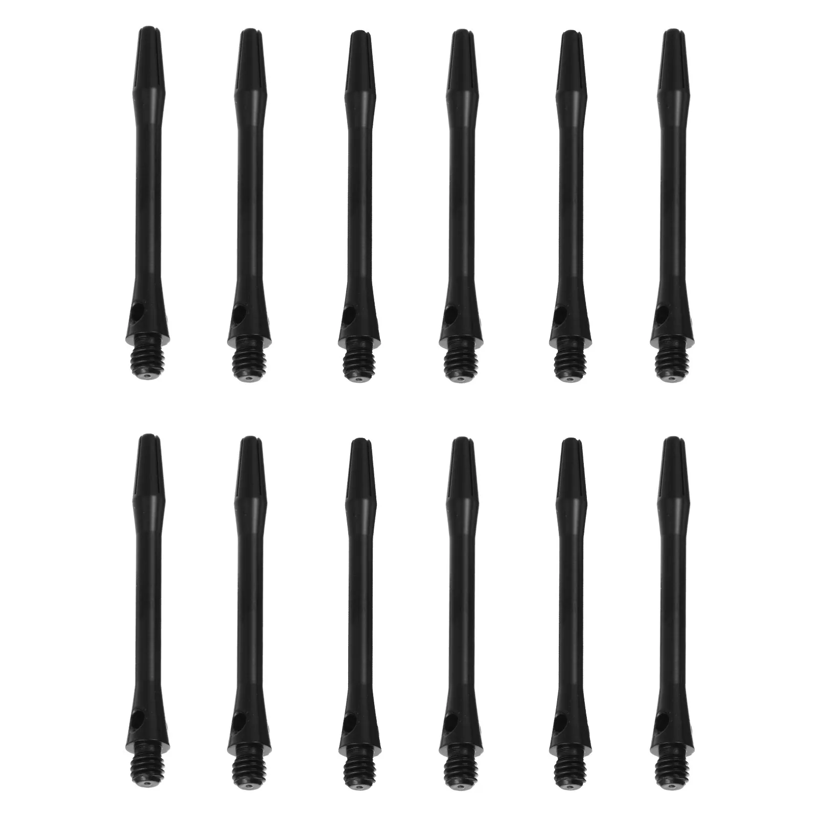 

12 шт. 45-мм стержней для дротиков с резьбой 2BA из алюминиевого сплава, стандартные сменные стержни с отверстием для фиксации, аксессуары для дротиков