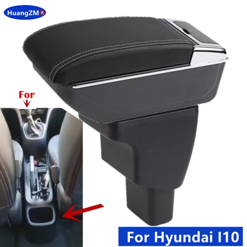 Für Hyundai i10 Armlehnen box für Hyundai i10 Auto Armlehne zentrale Aufbewahrung sbox Interieur dedizierte Nachrüst teile Autozubehör