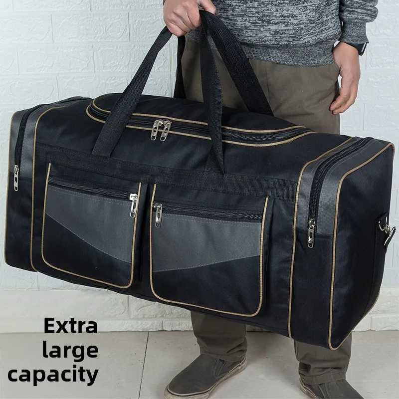 

Очень большая дорожная сумка Capaci, мужская сумка для хранения одежды, сумка для деловых поездок и движущаяся тканевая сумка в стиле ретро Sle Ox