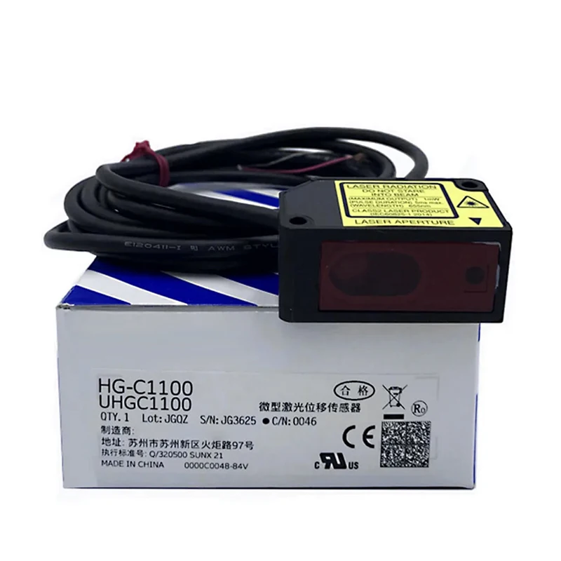 HG-C1030 HG-C1050 HG-C1100 100% New Original Laser Displacement Sensor High Precision Ranging Sensors NPN 30MM 50MM 100MM