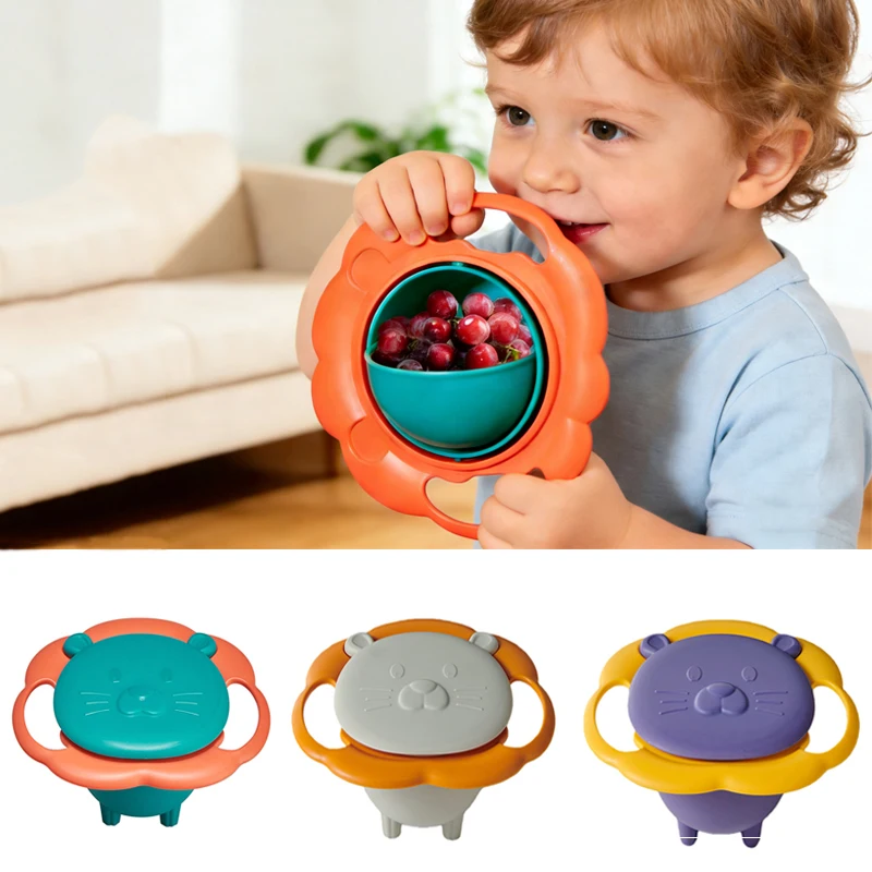 tigela-giratoria-para-bebes-design-pratico-prato-infantil-antiderramamento-com-rotacao-360°-para-alimentacao-solida