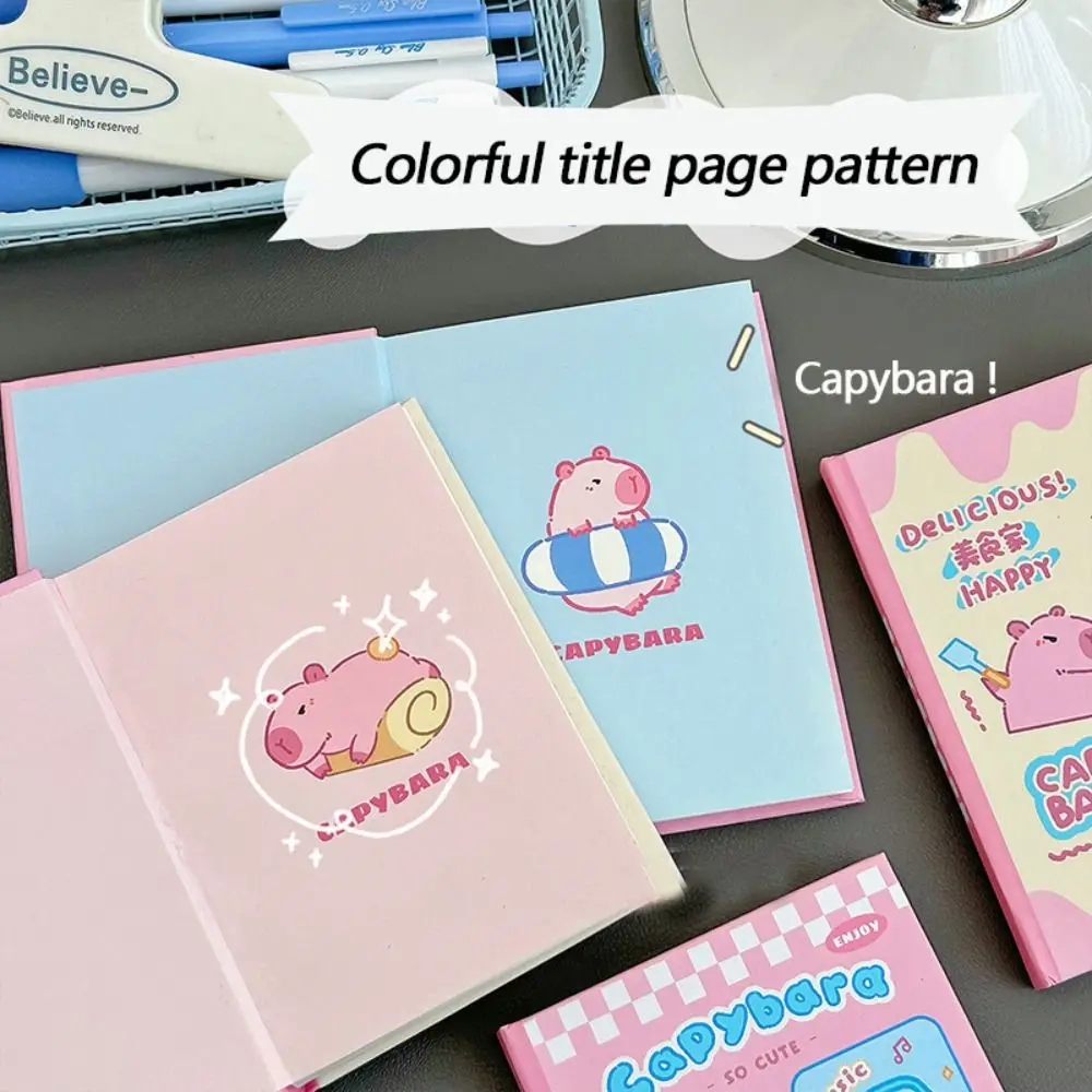 Capybara-Carnet de notes mignon de haute qualité, bloc-notes A7 Mini 03/Notes